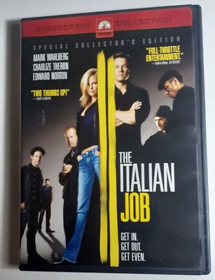 The Italian Job Dvd Widescreen Edition Very Good Ebay