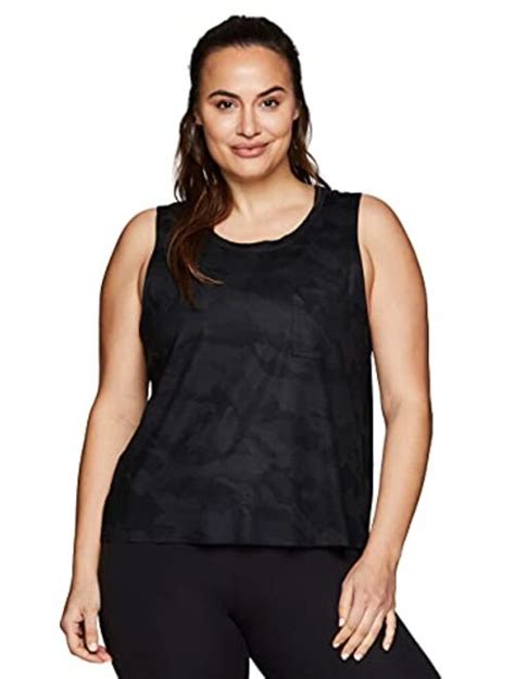 Buy Rbx Active Womens Plus Size Sleeveless Relaxed Fashion Workout Yoga Tank Top Online