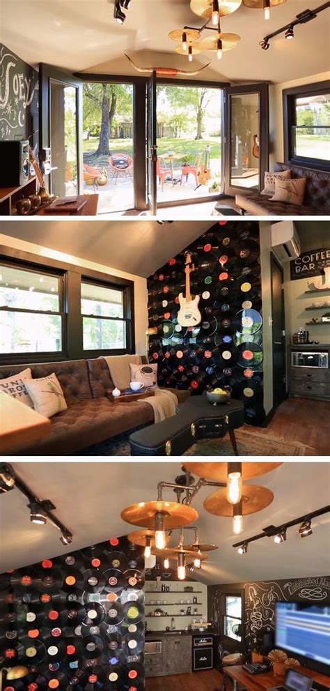 Music Themed 16 Diy Man Cave Decor Ideas For Small Spaces That Will