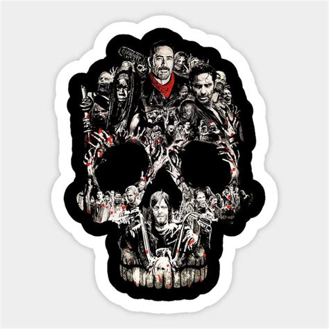 The Walking Dead J Sticker Teepublic