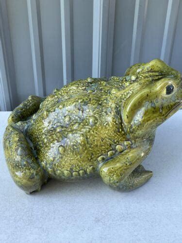 Vintage Arnels Ceramic Frog Toad Garden Figure 1 75 3858856702