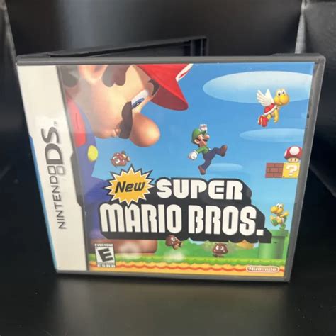 New Super Mario Bros Nintendo Ds Game Used Cib Complete In Box 1999
