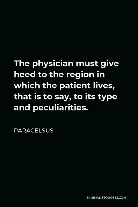 Paracelsus Quote The Main Reason For Healing Is Love