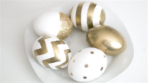Create Beautiful Golden Eggs For Easter Diy Home Guidecentral Youtube