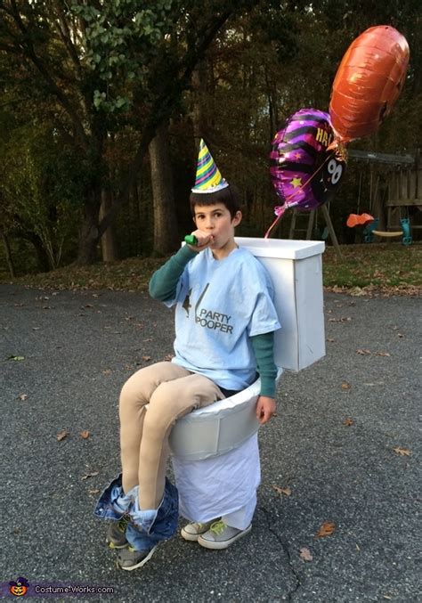 The party pooper usually awakens the next morning covered in his own shit, vomit, and piss. Party Pooper - Illusion Halloween Costume