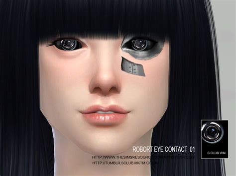 Robot Eye Contact 01 By S Club Wm At Tsr Sims 4 Updates