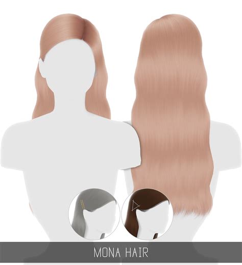 Sims 4 Hairs ~ Simpliciaty Mona Hair