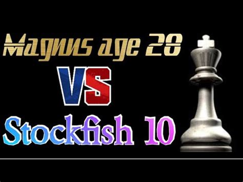 For example, nowadays, the two best players in our puzzles will also help you a lot by turning you into a tactical ninja! Magnus Carlsen age 28 Vs stockfish (chess.com) level 10 ...
