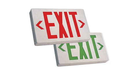 Emergency Exit Sign With Lights Led Shelly Lighting