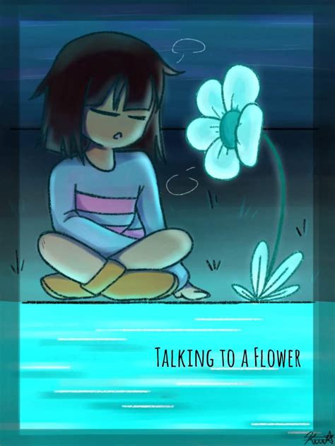 Talking To A Flower Undertale Aus Amino