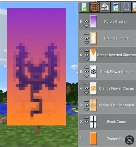 How To Make Rainbow Banner Minecraft