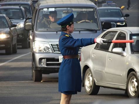 Pyongyang Traffic Ladies Chollima Street 1 Photo Candebat