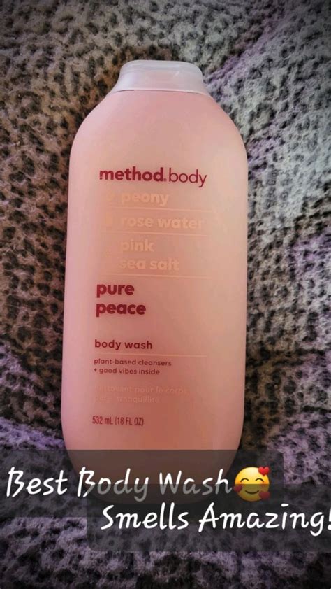 Method Body Pure Peace Body Wash 🥰is Also Plant Based So Your Doing