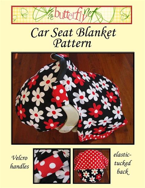 Printed Car Seat Blanket Pattern Car Seat By Thebutterflynet Baby Car