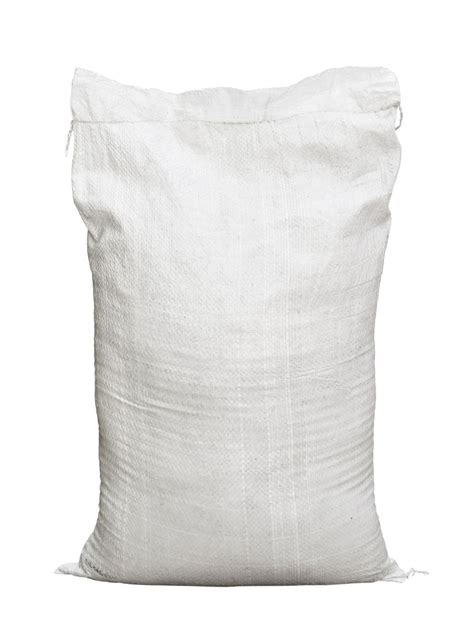 White Polypropylene Woven Sack Bags For Packaging Storage Capacity