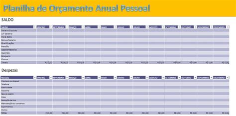 Dez planilhas de gastos mensais do Excel que vão te ajudar a economizar