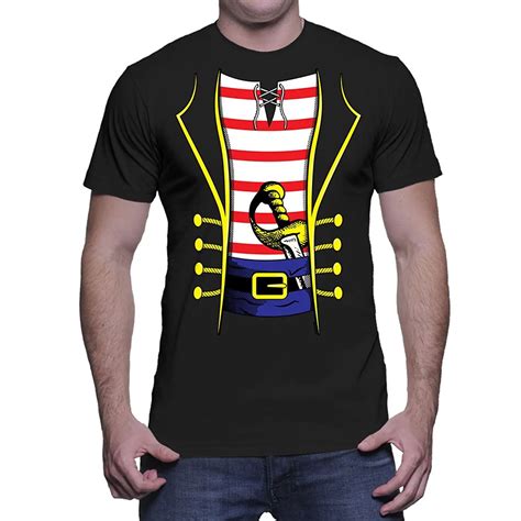 Mens Pirate Costume T Shirt 3d Men Hot Cheap Short Sleeve Male T Shirt