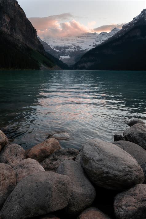 Sunset At Lake Louise Banff National Park OC X R EarthPorn