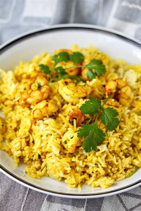 The rice is the most important aspect in cooking north indian or hyderabadi biryani or pulao. Shrimp Biryani | Karen's Kitchen Stories