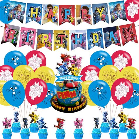 Buy Miniforce Party Decorationsbirthday Supplies For Miniforce