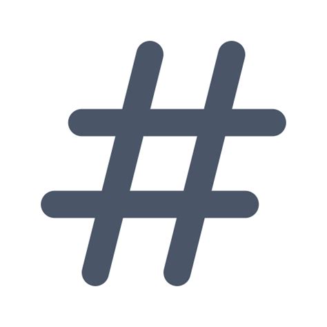 Hashtag Icon in Heroicons (Outline)