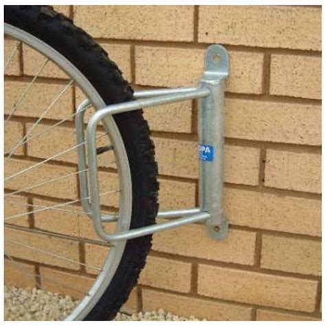 Angled Wall Mounted Bike Rack Wide Tyre Parrs Workplace Equipment