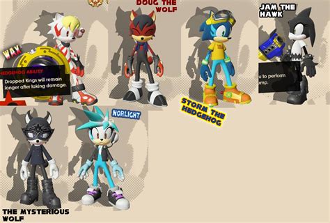 All My Sonic Forces Ocs By Mobian Shadowtails On Deviantart