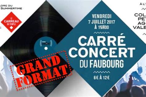 Carr Concert Au Carreau Du Temple Sortiraparis Com