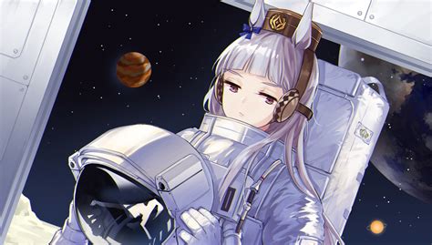 Wallpaper Anime Girls Astronaut Spacesuit 1920x1090 Hgjkg