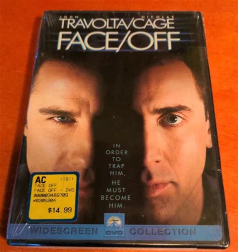FACE OFF DVD John Travolta Nicolas Cage Joan Allen Gina Gershon 10 00