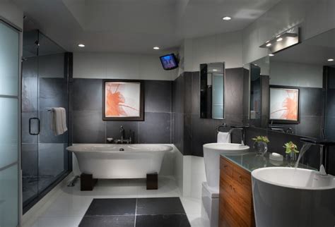 21 Dark Bathroom Designs Decorating Ideas Design Trends Premium