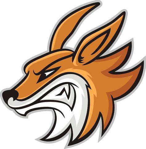 Premium Vector Fox Head Mascot