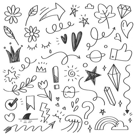 Premium Vector Hand Drawn Abstract Scribble Doodle