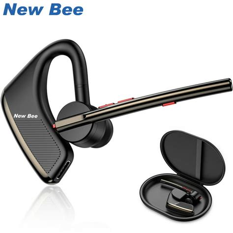 New Bee Dsp Noise Cancelling Wireless Earpiece Bluetooth Headset For