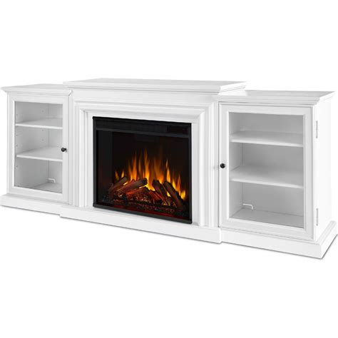 Real Flame 7740E W Frederick Media Center Electric Fireplace White