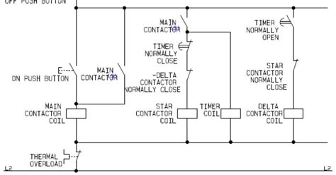 A star delta starter is a type of reduced voltage starter. Wye Delta Starter Wiring Diagram