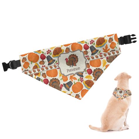 Thanksgiving feast mode pet bandana. Traditional Thanksgiving Dog Bandana - Medium ...