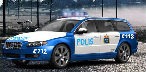 V70 Swedish Police Car By Bhw2279 On Deviantart