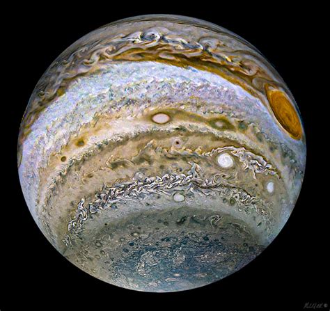 Jupiters Southern Hemisphere From Orbit Michael Adler Earth And Sky