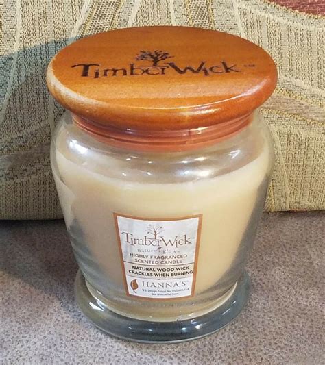 Hannas Candles Timberwick™ Candle Highly Fragranced Scented Vanilla