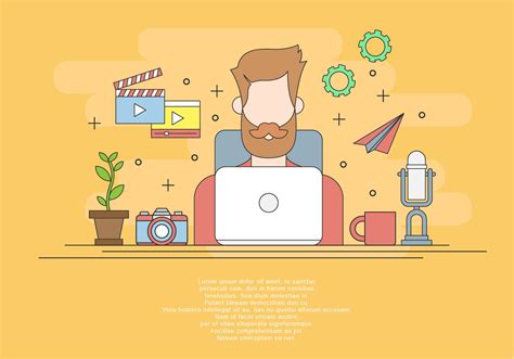 Content Creator Vector Art Icons And Graphics For Free Download