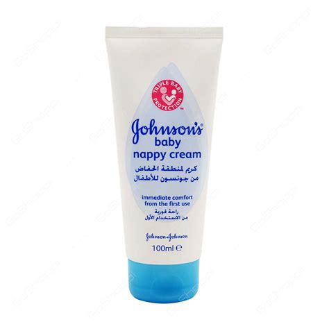 Johnson's baby soap enriched with 1/4th baby lotion, helps moisturise your baby's delicate skin by reducing moisture loss while cleansing it ever to gently. Johnsons Baby Nappy Cream 100 ml - Buy Online