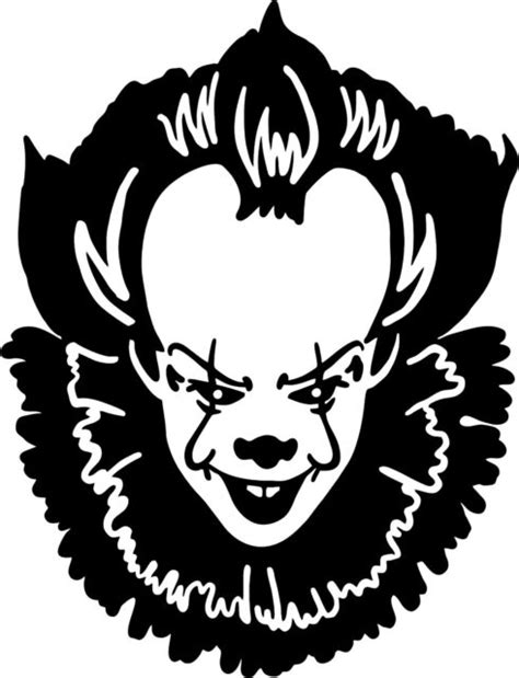 Pennywise It Clown Vinyl Decal Sticker Halloween Carvanwalllaptop