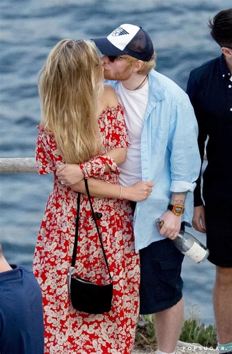 Ed Sheeran And Cherry Seaborn Kissing In Ibiza June 2019 Popsugar Celebrity Uk
