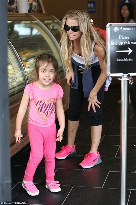 Denise Richards Takes Daughter Eloise For Ice Cream And Cupcakes