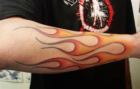 Fire And Flame Tattoos