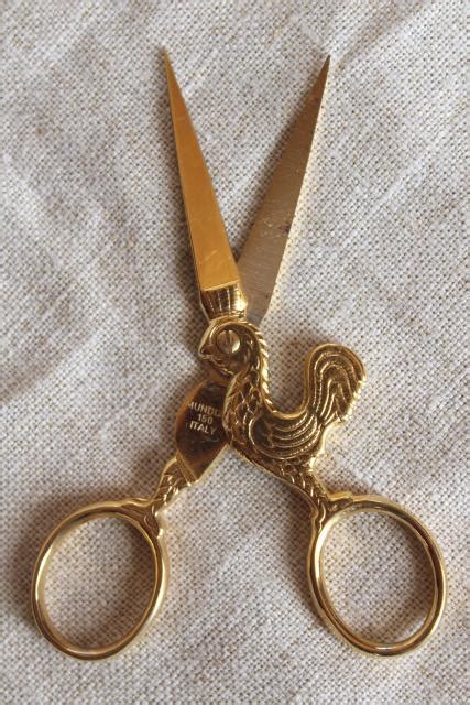 Heirloom Embroidery Scissors U2022 Vintage Rose Gold Gold Sewing