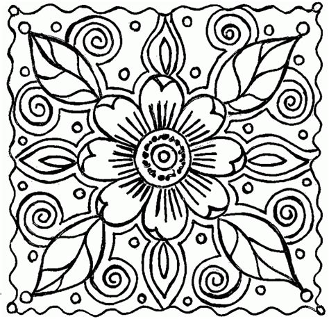 The diverse coloring page collection on this website includes coloring challenges for people of all ages and skill levels. Cool Flower Coloring Pages For Adults - Coloring Home