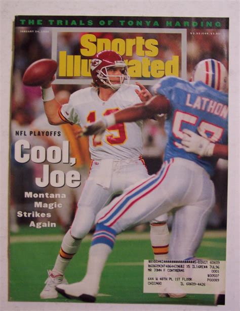 Sports Illustrated Magazine Jan 24 1994 Joe Montana