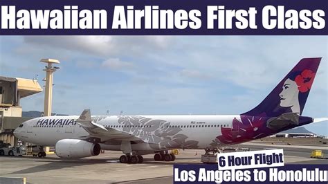 Trip Report Hawaiian Airlines First Class Los Angeles To Honolulu